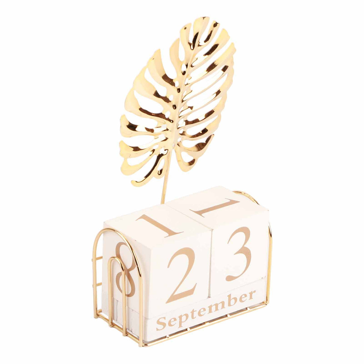 Manual Flip Calendar Wooden Perpetual Calendar Home Desktop Crafts Decoration for Office Study Coffee Shop