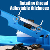 Portable Table Cutting Graters Multifunctional Manual Cutter Machine for Ejiao Rice Cake Kitchen Stainless Steel Grater - Top-Down View