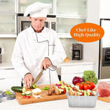 20Pcs 670ml Barbecue Plate Rectangular Aluminum Foil Baking Boxes Roasting Grill Tin Tray for Kitchen Outdoor Supplies