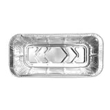 20Pcs 670ml Barbecue Plate Rectangular Aluminum Foil Baking Boxes Roasting Grill Tin Tray for Kitchen Outdoor Supplies - Close-Up Angle
