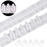 Curtain Tape Curtain Accessory Reusable Curtain Ruffle Tape Curtain Drawstring Belt Set for Pleated Curtain Head