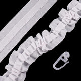 Curtain Tape Curtain Accessory Reusable Curtain Ruffle Tape Curtain Drawstring Belt Set for Pleated Curtain Head - Side View