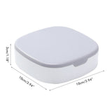 Travel Jewellery Box Portable Small Jewellery Box Organizer with Mirror Mini Jewelry Storage Case for Rings Earrings Necklaces Gifts