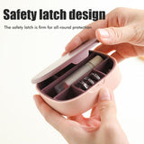 Travel Jewellery Box Portable Small Jewellery Box Organizer with Mirror Mini Jewelry Storage Case for Rings Earrings Necklaces Gifts