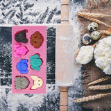 Chocolate Molds Cartoon Dog Candy Molds Cake Mold Silicone Baking Mold Fondant Mold for Home Kitchen DIY Baking Tools