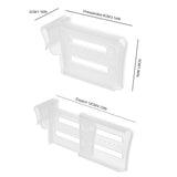 Refrigerator Dividers Refrigerator Side Door Separator Fridge Space Allocators for Home Kitchen Supplies - Front View
