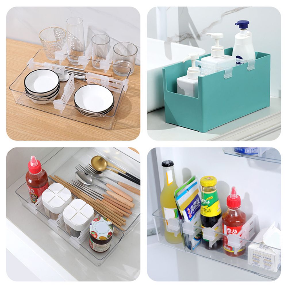 Refrigerator Dividers Refrigerator Side Door Separator Fridge Space Allocators for Home Kitchen Supplies
