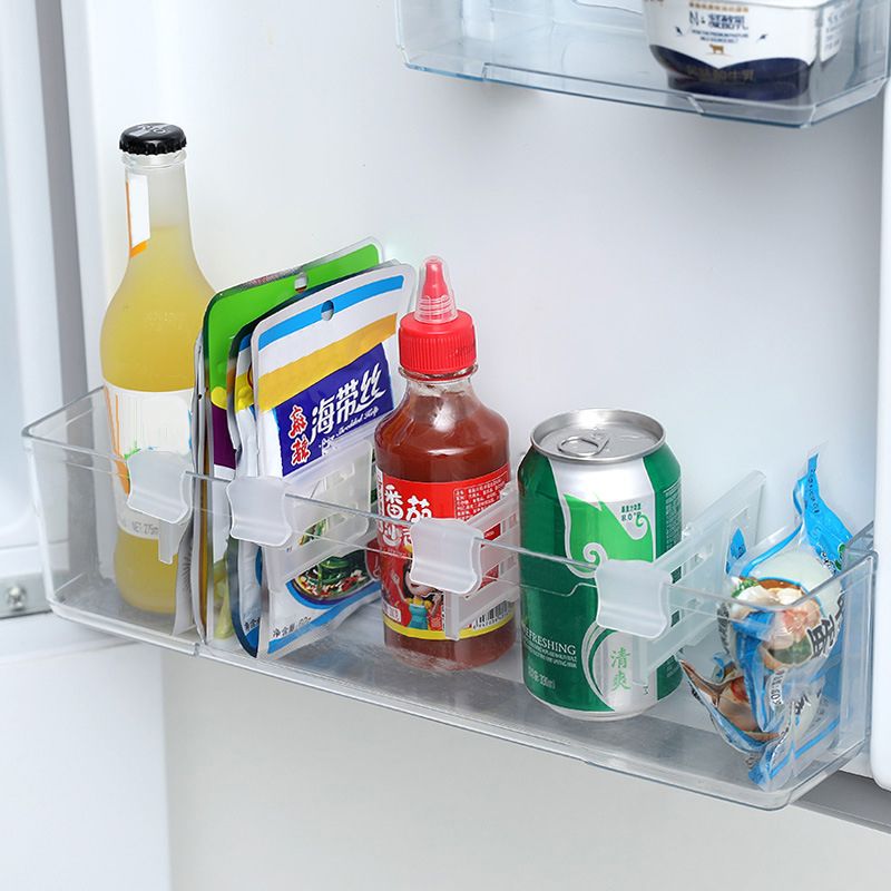 Refrigerator Dividers Refrigerator Side Door Separator Fridge Space Allocators for Home Kitchen Supplies