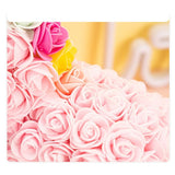 Valentine's Day Gift Rose PE Flower Gift for Girlfriend Home Christmas Decorations - Side View