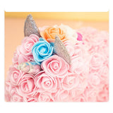 Valentine's Day Gift Rose PE Flower Gift for Girlfriend Home Christmas Decorations - Top-Down View