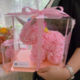 Valentine's Day Gift Rose PE Flower Gift for Girlfriend Home Christmas Decorations - Low Angle