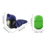 Realistic Remote Control Snake Toy Tricky Creepy Prank Scary Simulation Animal RC Snake Toy for Baby Kids - Front View