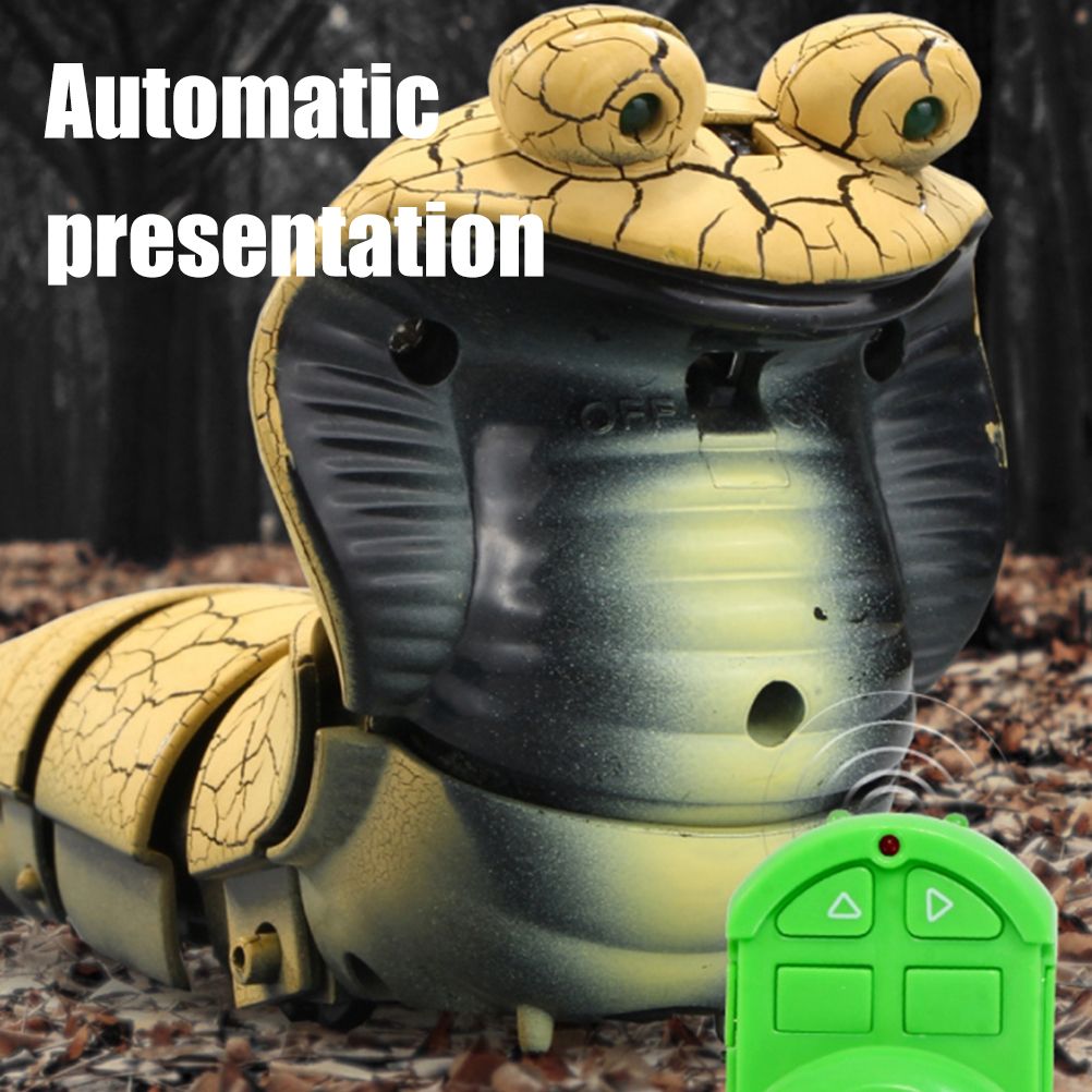 Realistic Remote Control Snake Toy Tricky Creepy Prank Scary Simulation Animal RC Snake Toy for Baby Kids
