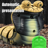Realistic Remote Control Snake Toy Tricky Creepy Prank Scary Simulation Animal RC Snake Toy for Baby Kids - Low Angle