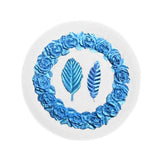 Rose Wreath with Leaves Fondant Mold DIY Silicone Molds for Wedding Valentine Party Baking Decoration