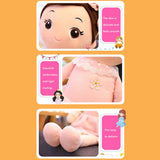 40cm Cute Rag Dolls Exquisite Rag Doll Toy Girls Sleeping Toy Soft Rag Doll Pillow Gifts for Room Decoration - Side View