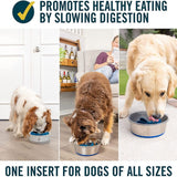 Spiral Slow Feeder Insert Slow Feeder Dog Bowls Accessories to Slow Down Eating for Dog and Cat Supplies