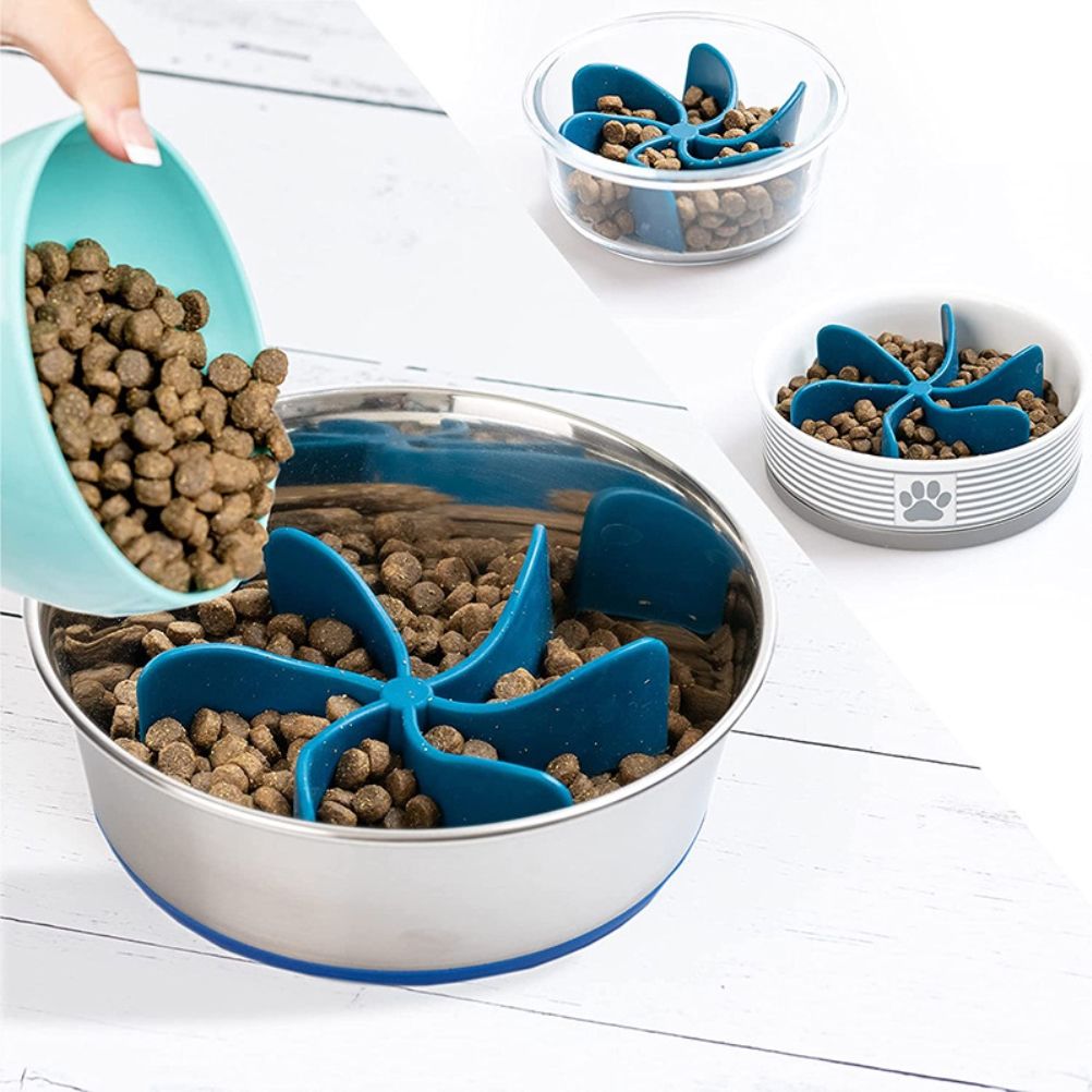Spiral Slow Feeder Insert Slow Feeder Dog Bowls Accessories to Slow Down Eating for Dog and Cat Supplies