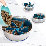Spiral Slow Feeder Insert Slow Feeder Dog Bowls Accessories to Slow Down Eating for Dog and Cat Supplies - Rear View