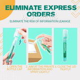 Thermal Sensitive Paper Correction Spray Portable Information Coverage Fluid Express Parcel Smear Coverer