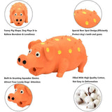 Pig Squeaky Dog Toy Interactive Dog Chew Toy Rubber Pig Dog Toy for Small Medium Large Dogs
