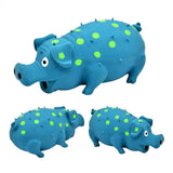 Pig Squeaky Dog Toy Interactive Dog Chew Toy Rubber Pig Dog Toy for Small Medium Large Dogs
