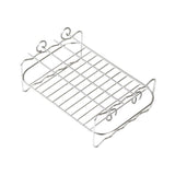 2Pcs Air Fryer Rack 304 Stainless Steel Dehydrator Rack with 4 Barbecue Sticks for 8QT Dual Basket Air Fryer