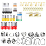 Polymer Clay Cutters DIY Clay Cutters Shapes for Polymer Jewelry Making with Earring Cards Hooks DIY Plastic Bags