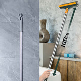 Floor Scrub Brush with Detachable Long Handle 120° Rotating Shower Floor Scrubber Household Cleaning Brush for Bathroom Kitchen - Extra Image