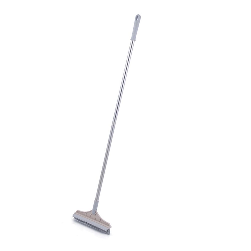 Floor Scrub Brush with Detachable Long Handle 120° Rotating Shower Floor Scrubber Household Cleaning Brush for Bathroom Kitchen