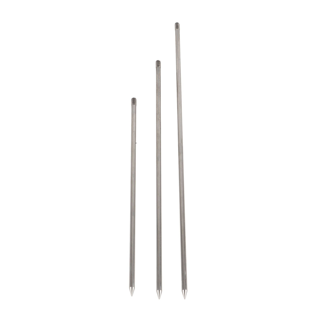 Vertical Skewer for Grill Brazilian Vertical Spit Stand Stainless Steel Barbecue Grilling Accessory with 3 Removable Spikes