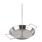 Vertical Skewer for Grill Brazilian Vertical Spit Stand Stainless Steel Barbecue Grilling Accessory with 3 Removable Spikes