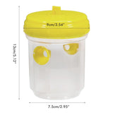 Wasp Trap Hanging Wasp Cather Wasp Killer Reusable Bee Trap Catcher for Wasps Hornets Insects Fruit Fly Trap