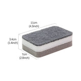10Pcs Cleaning Scrub Sponges Heavy Duty Scrubbing Dish Sponge Dishwashing Sponge for Kitchen Dish Sink Bathroom Cleaning