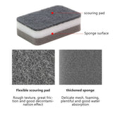 10Pcs Cleaning Scrub Sponges Heavy Duty Scrubbing Dish Sponge Dishwashing Sponge for Kitchen Dish Sink Bathroom Cleaning