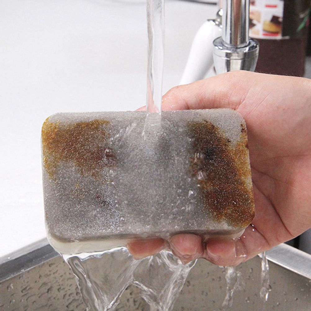 10Pcs Cleaning Scrub Sponges Heavy Duty Scrubbing Dish Sponge Dishwashing Sponge for Kitchen Dish Sink Bathroom Cleaning
