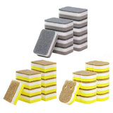 10Pcs Cleaning Scrub Sponges Heavy Duty Scrubbing Dish Sponge Dishwashing Sponge for Kitchen Dish Sink Bathroom Cleaning