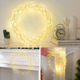 LED String Lights Round Battery Fairy Lights for Home Garden Window Wedding Party Christmas Decoration Indoor Outdoor - Front View