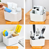 Shower Caddy with Compartments Desktop Organizer Divided Shower Organizer Caddy Shower Caddy Tote for Dorm Shelf Cabinet - Extra Image