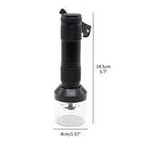 Electric Metal Grinder Flashlight Shaped Aluminum Alloy Herb Grinder Crusher Portable Electric Smart Grinder - Front View