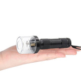 Electric Metal Grinder Flashlight Shaped Aluminum Alloy Herb Grinder Crusher Portable Electric Smart Grinder
