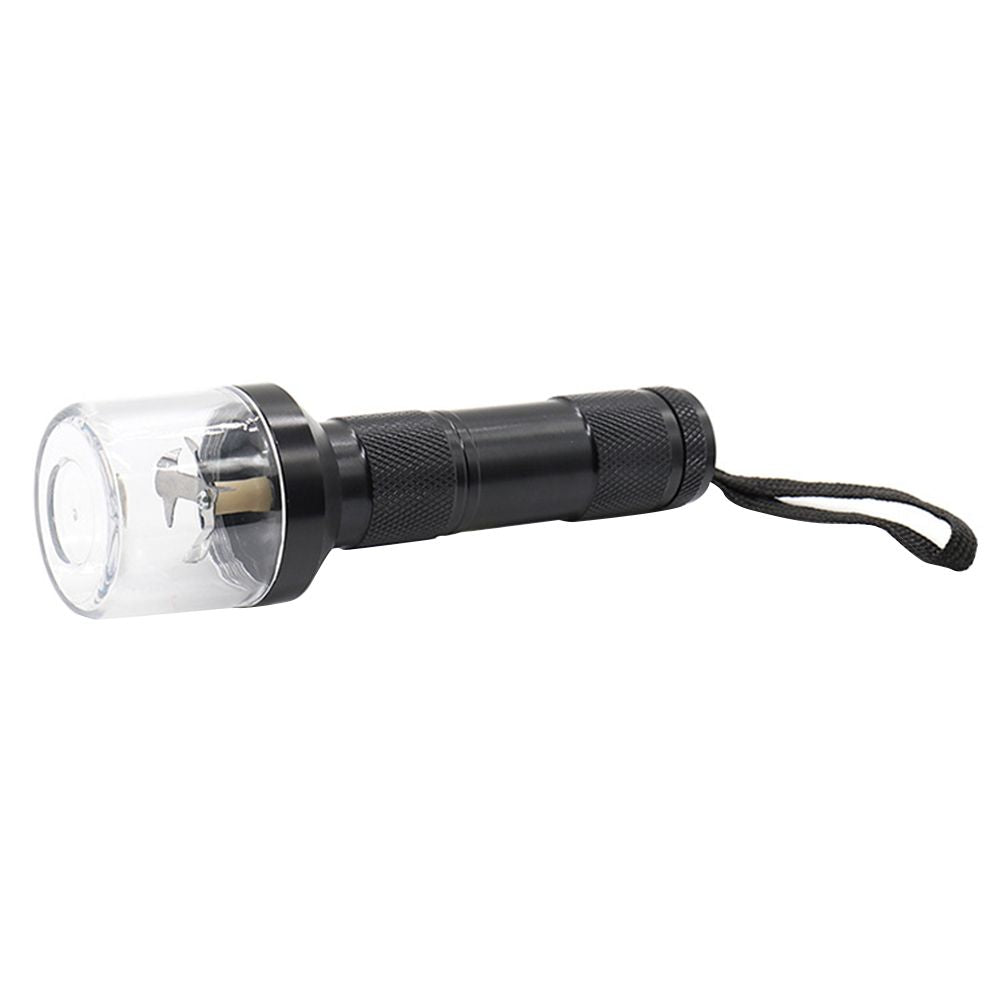 Electric Metal Grinder Flashlight Shaped Aluminum Alloy Herb Grinder Crusher Portable Electric Smart Grinder