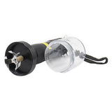 Electric Metal Grinder Flashlight Shaped Aluminum Alloy Herb Grinder Crusher Portable Electric Smart Grinder - Close-Up Angle