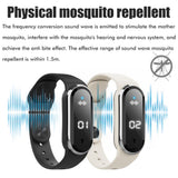 Mosquito Repellent Watch Ultrasonic Mosquito Repellent Bracelet Rechargeable Anti Mosquito Repeller Wristband - Side View