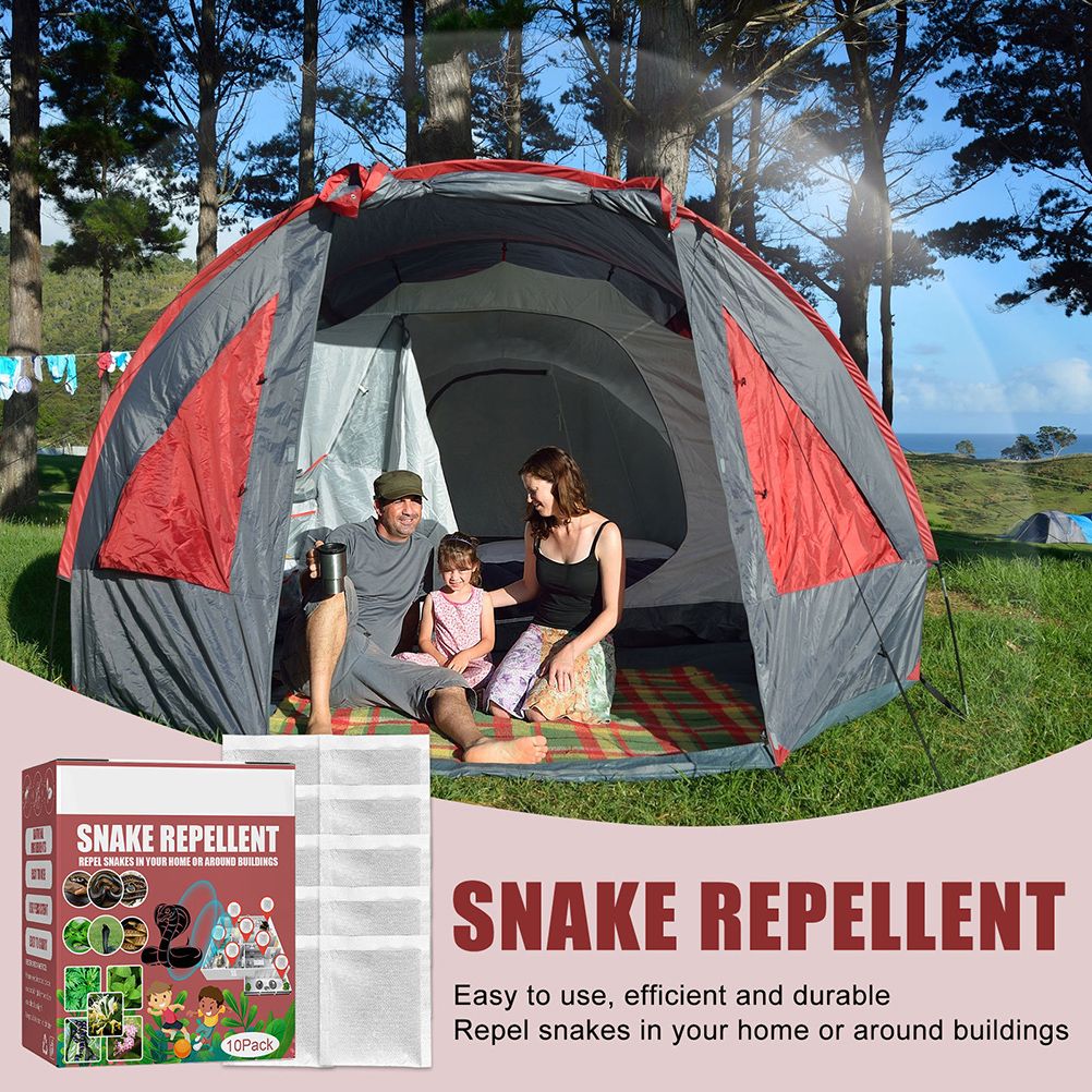 10Pcs Snake Away Repellent for Outdoor Yard Lawn Garden Camping Fishing Adventure