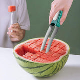 Watermelon Cutter Grater 304 Stainless Steel Watermelon Cube Cutter Fruit Salad Melon Cutter Kitchen Gadget