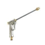 Heavy Duty Metal Water Hose Sprayer Portable Garden Hose Nozzle High Pressure Power Water Tool for Garden Watering Car Pet Washing