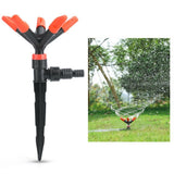 Garden Sprinkler 360°Automatic Rotating Lawn Sprinklers Water Sprinkler for Lawn Yard Garden Watering System