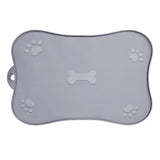 Pet Placemat for Dog and Cat Waterproof Silicone Pet Feeding Pad Non Slip Rollable Mat for Prevent Food and Water Overflow