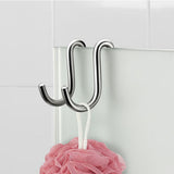 Shower Door Towel Hooks for Bathrooms Double Sided Glass Shower Hooks Over The Frameless Glass Shower Door Hook Bath Hook